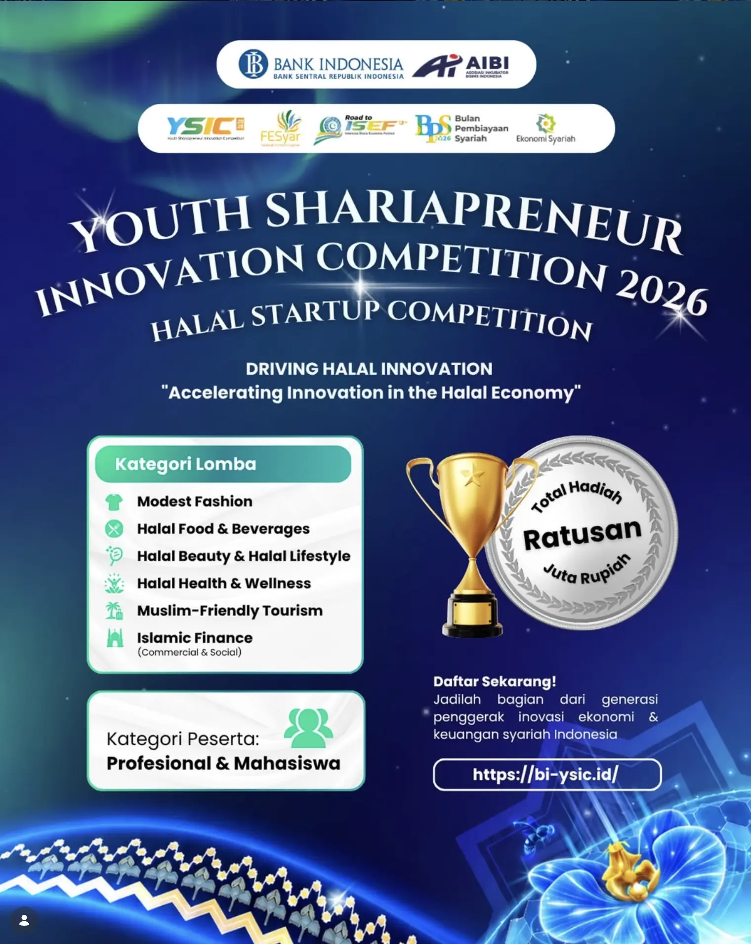 Poster YSIC 2026 Youth Shariapreneur Innovation Competition