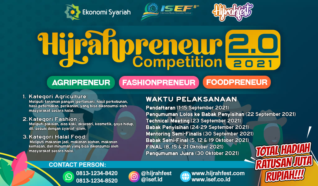 Hijrahpreneur Competition 2021 - Indonesia Sharia Economic Festival